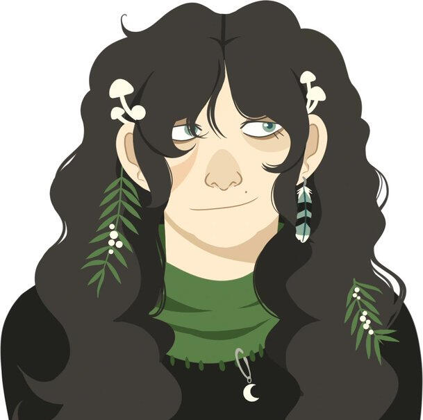 Theriotype Snow leopard looking at camera